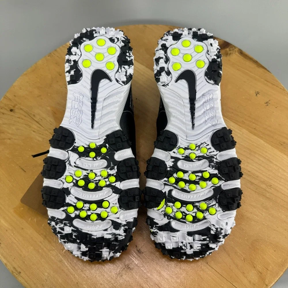 Youth 6Y - Nike Future Field Black White Turf Baseball Shoes Athletic Sneakers